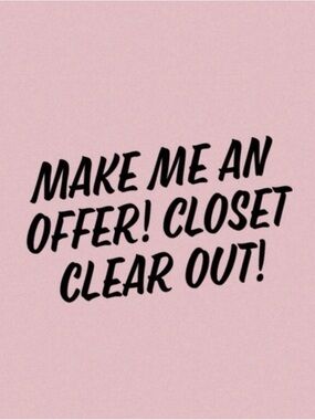 CLOSET CLOSING ✨ Accepting All Reasonable Offers